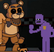 FNF Fazbear Fight: Freddy vs Purple Guy