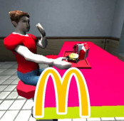 One late night at McDonald's