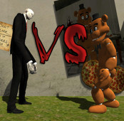 Slenderman VS Freddy The Fazbear